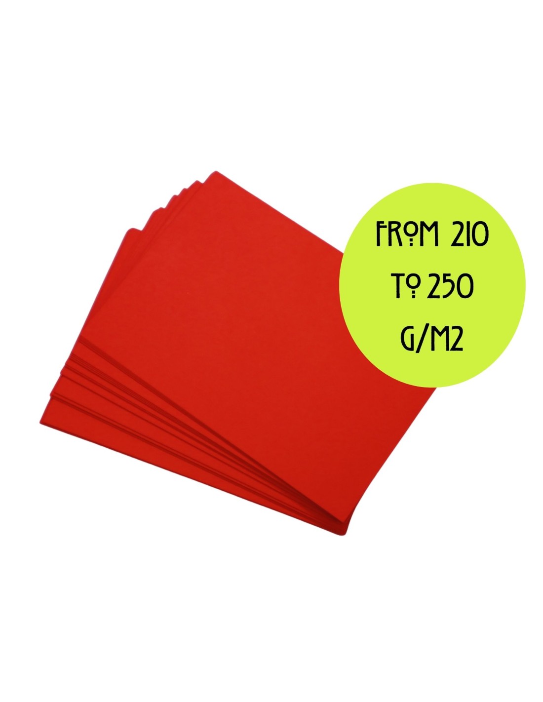 Papier ozdobny gładki brystol czerwony pak. 50A6 Papier ozdobny gładki brystol czerwony pak. 50A6