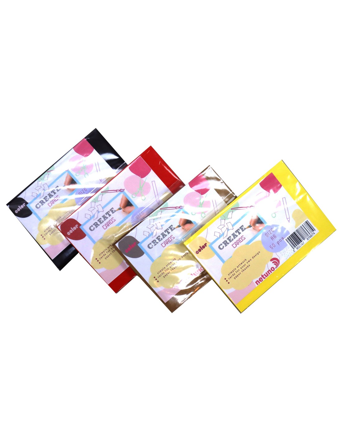 Papier ozdobny gładki brystol zielony pak. 50A6 Papier ozdobny gładki brystol zielony pak. 50A6