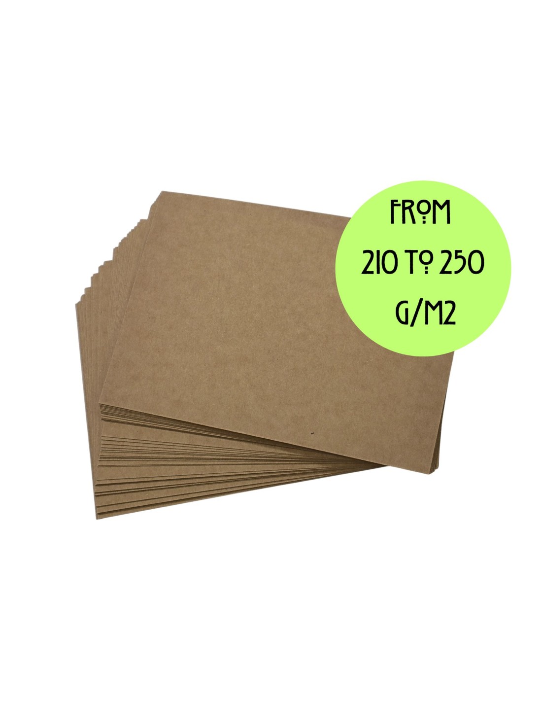 Papier ozdobny gładki Eko Kraft pak. 50A6 Papier ozdobny gładki Eko Kraft pak. 50A6