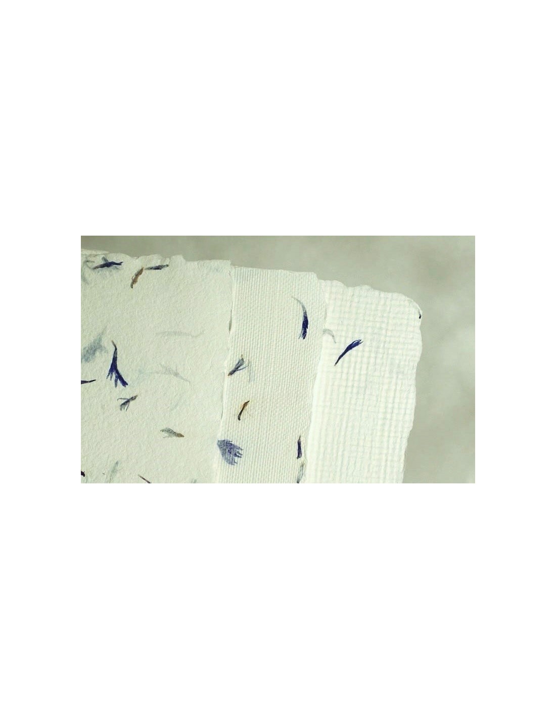 Papier czerpany kwiatowy - bławatek 5A4 Papier czerpany kwiatowy - bławatek 5A4