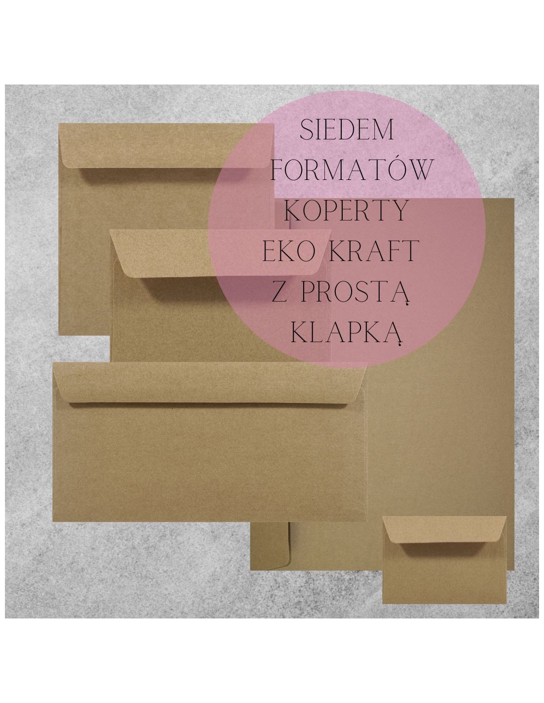 Koperta ozdobna kwadratowa ekologiczna K4 15,5x15,5cm HK EKO Kraft brązowa 100g Koperta ozdobna kwadratowa ekologiczna K4 15,5x15,5cm HK EKO Kraft brązowa 100g