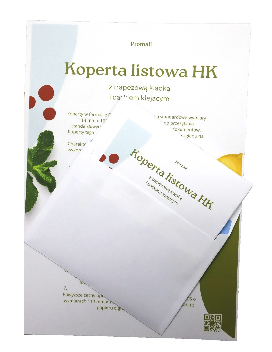 Koperta listowa C6 HK 90g biała 100szt. Koperta listowa C6 HK 90g biała 100szt.