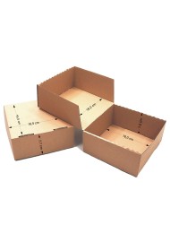 Karton K4 16x16x7,5cm szary 100szt.