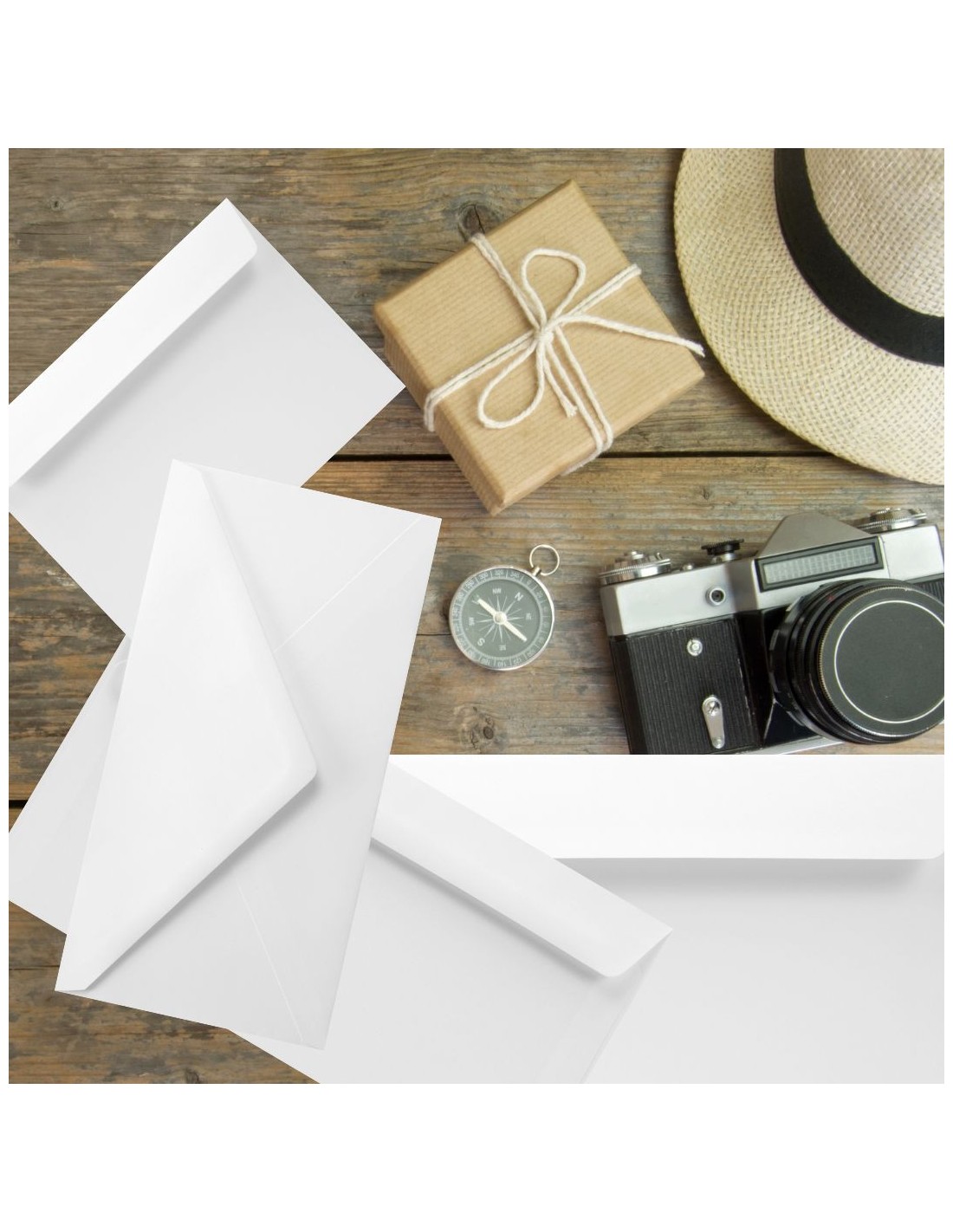 Enveloppe décorative blanche C6 (11,4x16,2cm) bande adhésive Splendorgel 120g Enveloppe décorative blanche C6 (11,4x16,2cm) bande adhésive Splendorgel 120g