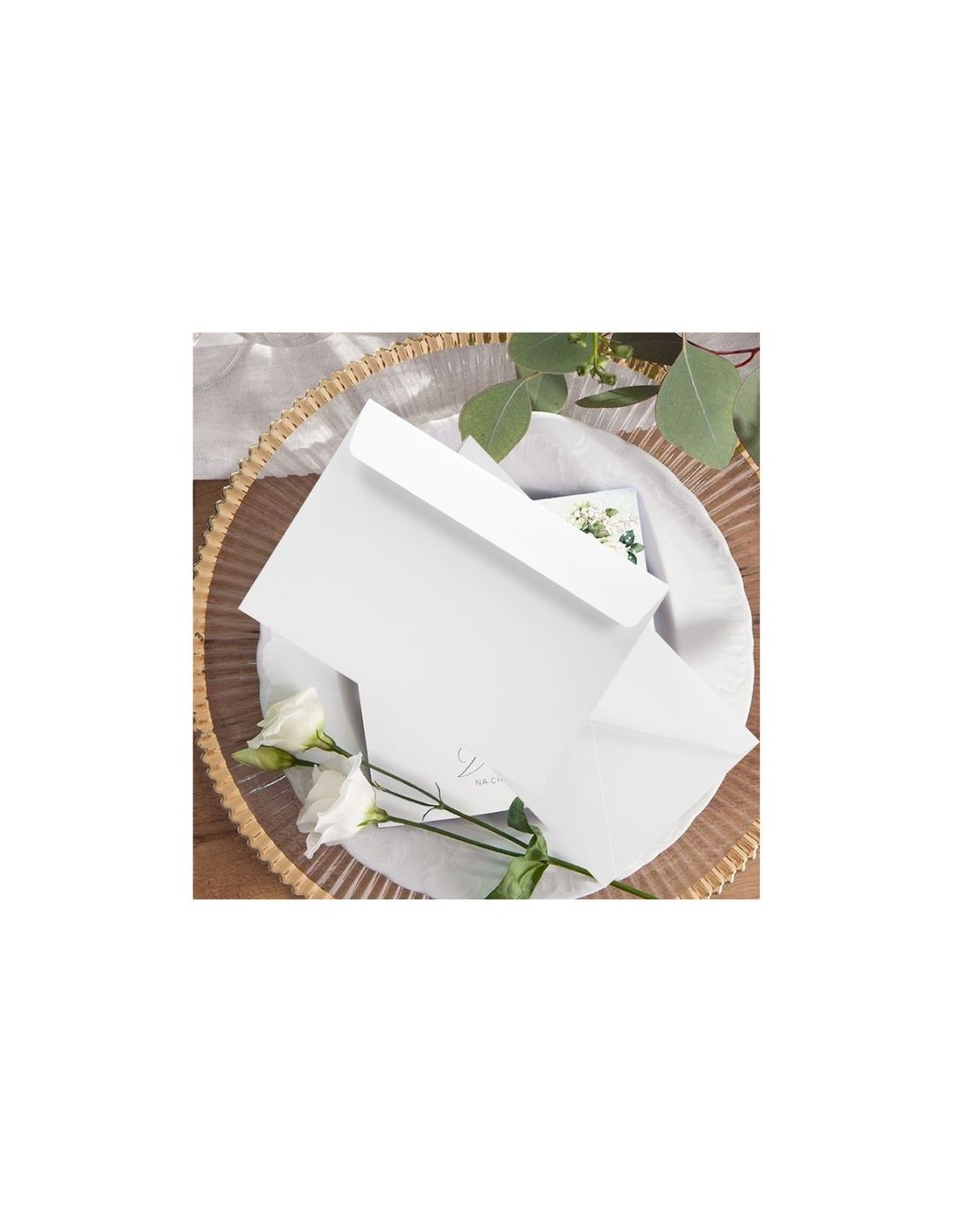 Enveloppe décorative blanche C6 (11,4x16,2cm) bande adhésive Splendorgel 120g Enveloppe décorative blanche C6 (11,4x16,2cm) bande adhésive Splendorgel 120g