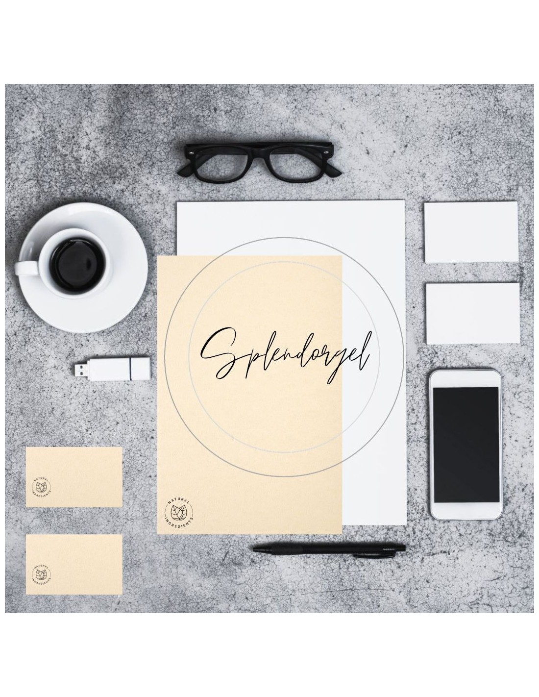 Papier Splendorgel 100g Extra White 71x100 R250 Papier Splendorgel 100g Extra White 71x100 R250