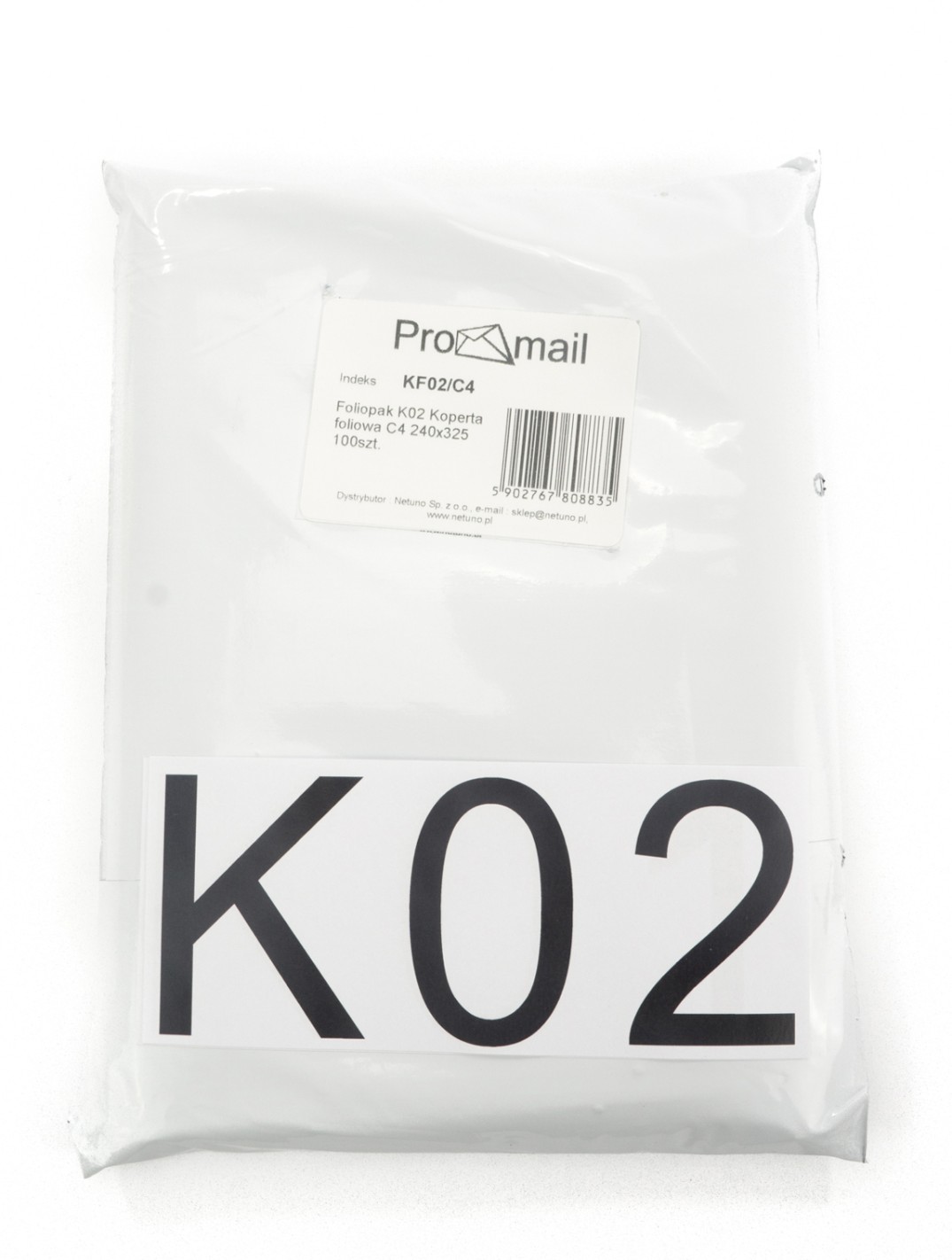 Foliopak K02 Koperta foliowa C4 240x325 25szt. Foliopak K02 Koperta foliowa C4 240x325 25szt.
