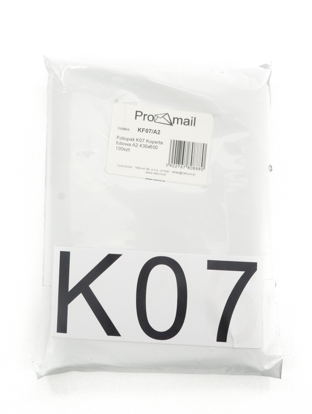 Foliopak K07 Koperta foliowa A2 430x600 25szt. Foliopak K07 Koperta foliowa A2 430x600 25szt.