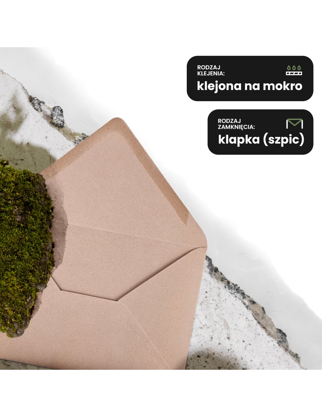 Koperta ozdobna gładka kolorowa ekologiczna B6 NK Crush Grape jasna beżowa 120g Koperta ozdobna gładka kolorowa ekologiczna B6 NK Crush Grape jasna beżowa 120g