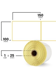 Étiquettes thermiques avec perforation 100x150mm 500pc.