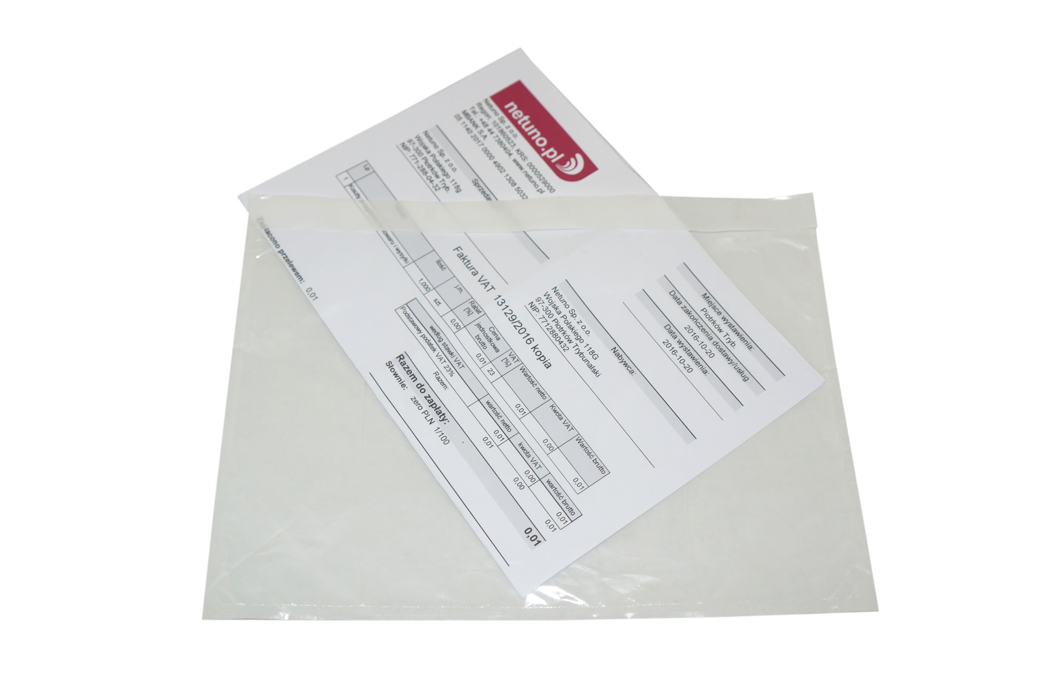 Przylgi kurierskie Promail C5 BASIC 1000szt. Przylgi kurierskie Promail C5 BASIC 1000szt.