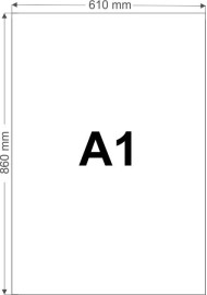 Papier Offset 190g 61x86
