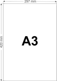 Papier Aster Tracing 135g kalka biała półprzezroczysta transparentna 250A3