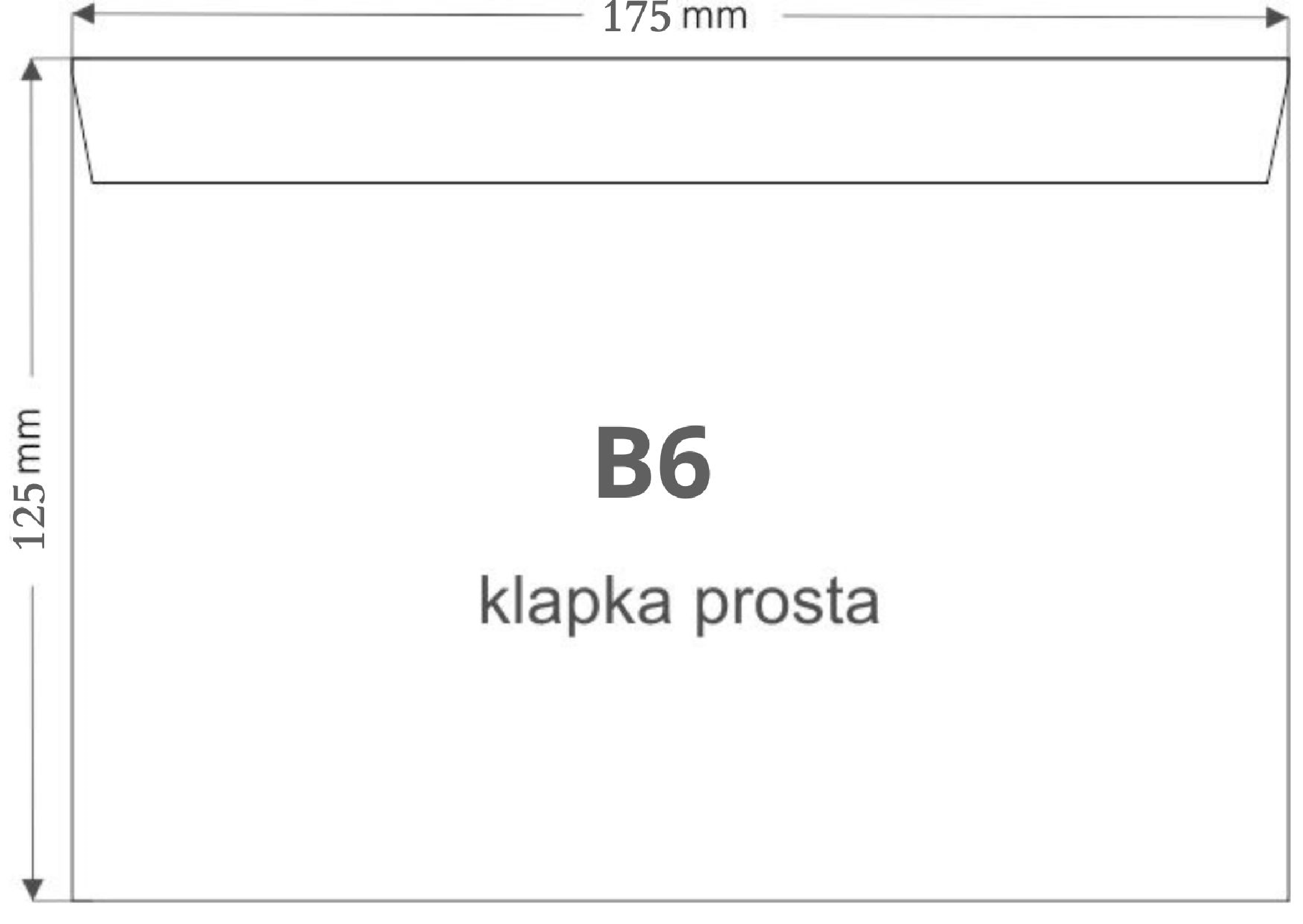 Koperta ozdobna gładka biała B6 HK z nadrukiem świątecznym - nosek 100g Koperta ozdobna gładka biała B6 HK z nadrukiem świątecznym - nosek 100g