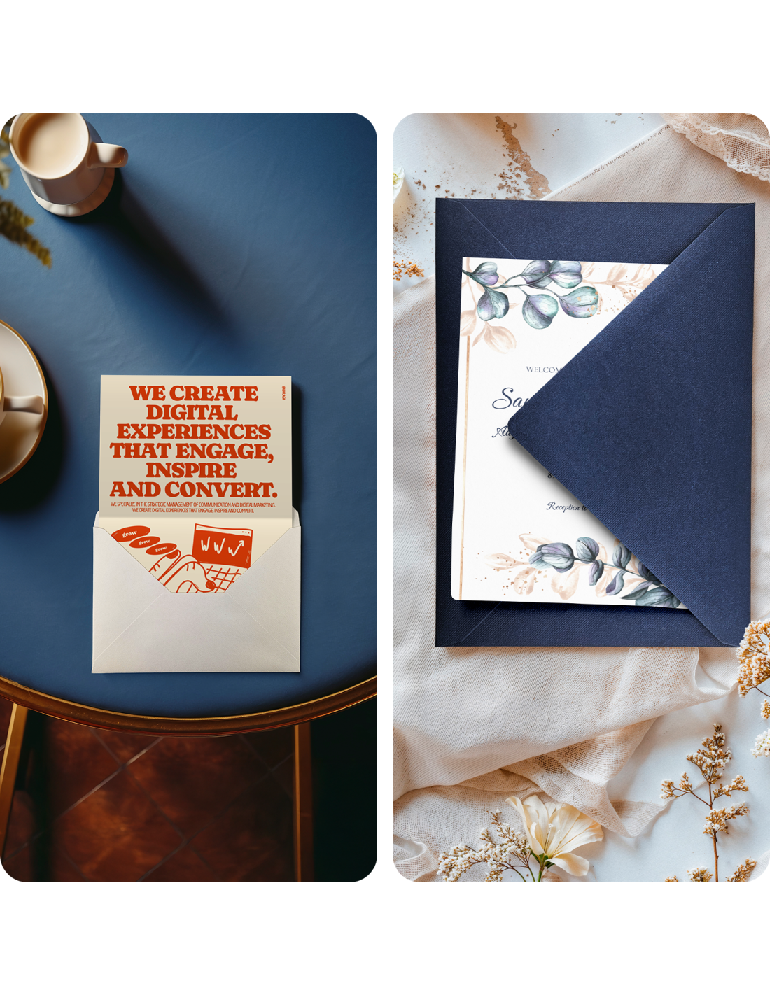 Koperta ozdobna fakturowana C5 16,2x22,9 NK Nettuno Blue Navy prążki granatowa 140g