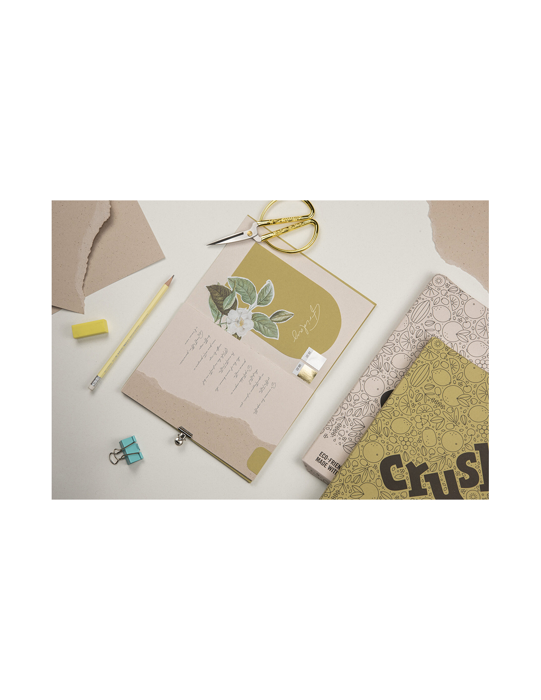 Papier Crush 250g Olive zielony pak. 10A5 Papier Crush 250g Olive zielony pak. 10A5