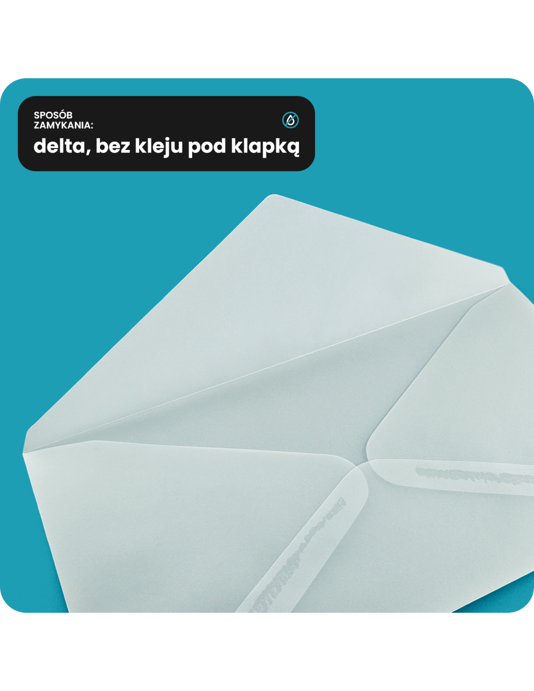 Koperta ozdobna gładka przezroczysta DL 11x22 BK Aster Tracing delta biała 112g Koperta ozdobna gładka przezroczysta DL 11x22 BK Aster Tracing delta biała 112g
