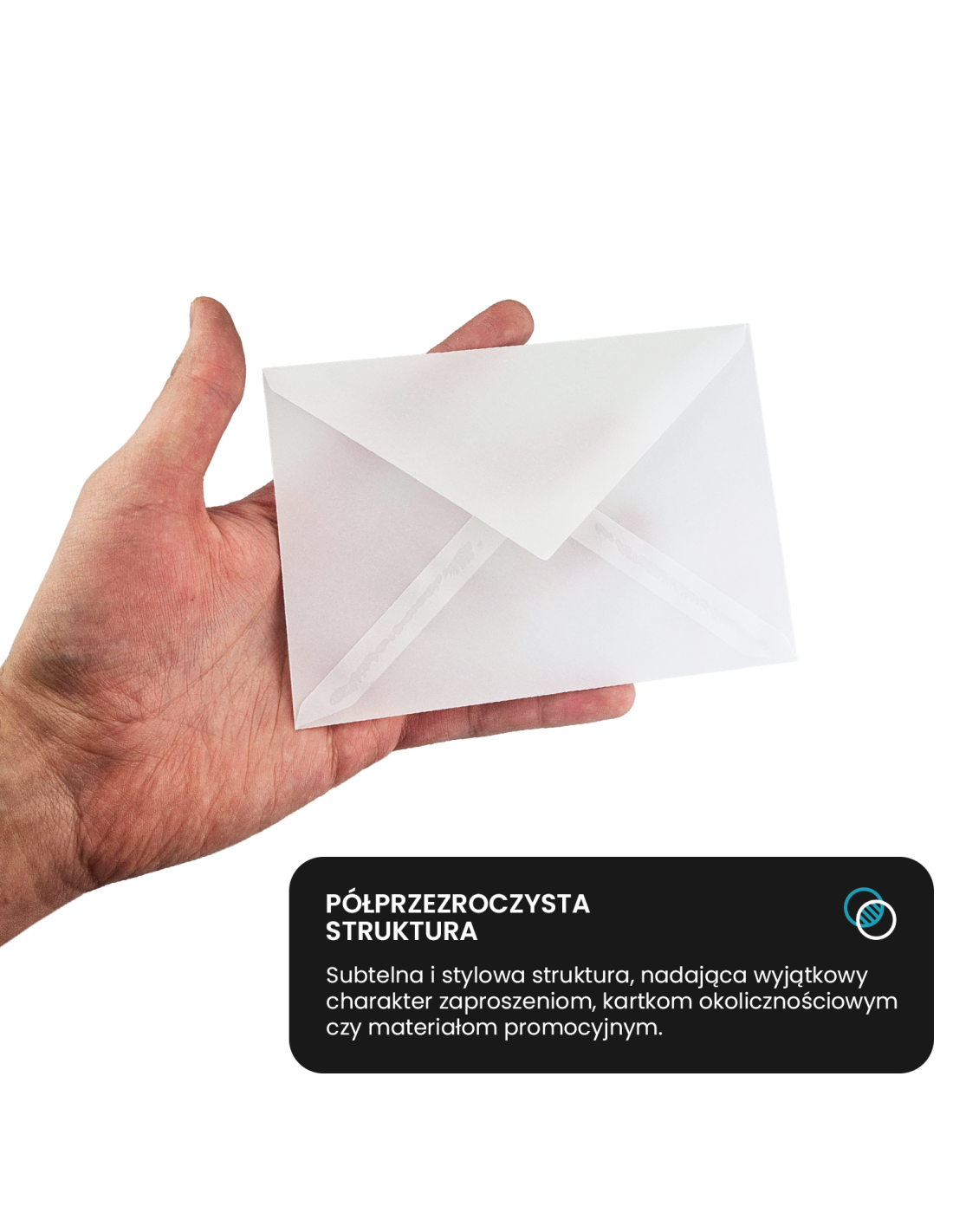 Koperta ozdobna gładka przezroczysta C6 11,4x16,2 BK Aster Tracing delta biała 112g Koperta ozdobna gładka przezroczysta C6 11,4x16,2 BK Aster Tracing delta biała 112g
