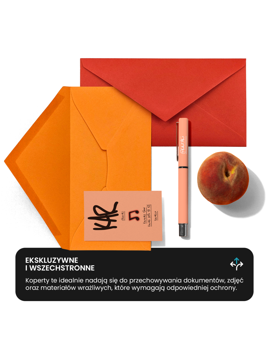 Koperta ozdobna gładka kolorowa DL 11x22 NK Burano Arancio Trop pomarańczowa delta 90g Koperta ozdobna gładka kolorowa DL 11x22 NK Burano Arancio Trop pomarańczowa delta 90g