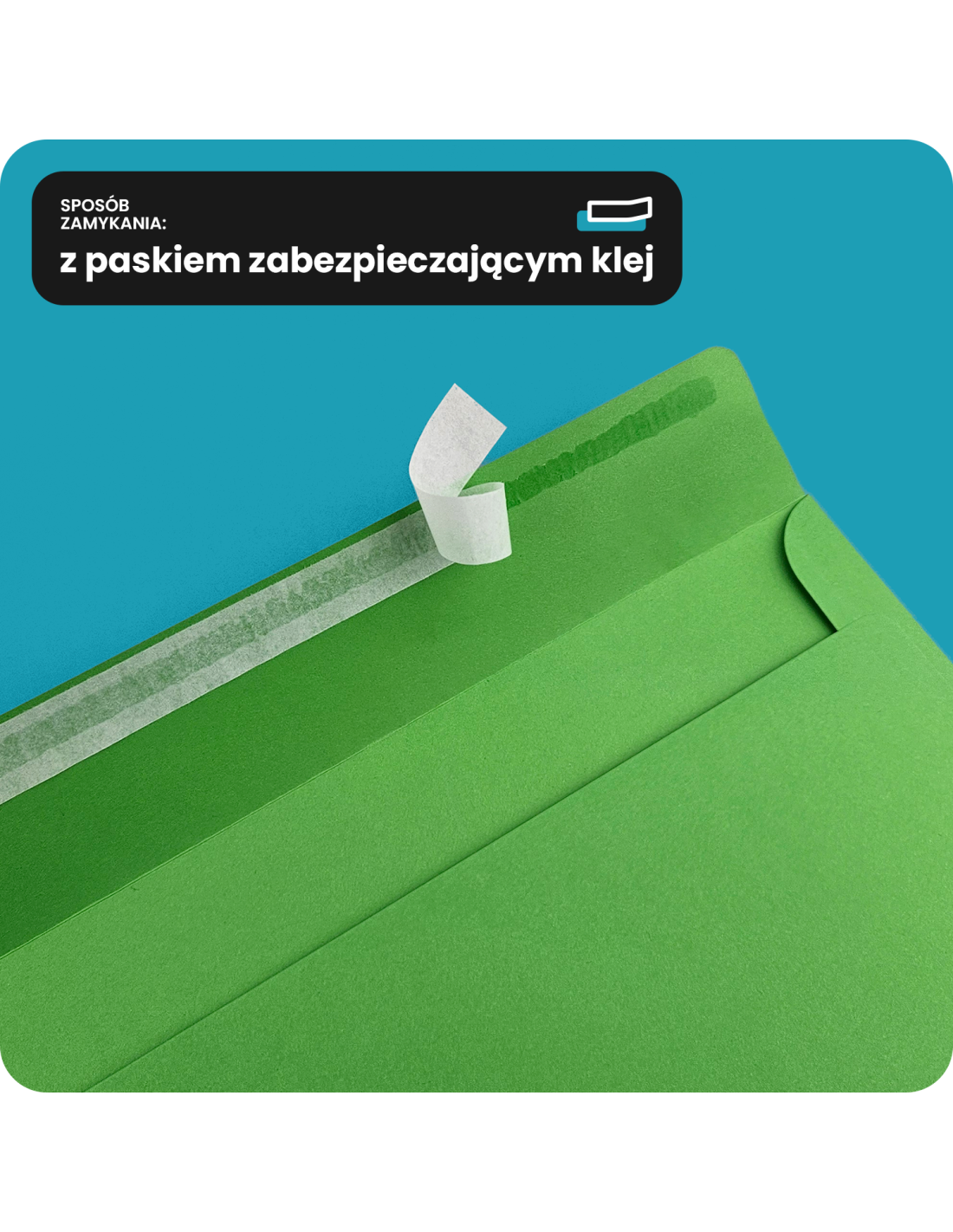 Enveloppe colorée verte foncée C4 (22,9x32,4cm) bande adhésive Design 120g Enveloppe colorée verte foncée C4 (22,9x32,4cm) bande adhésive Design 120g